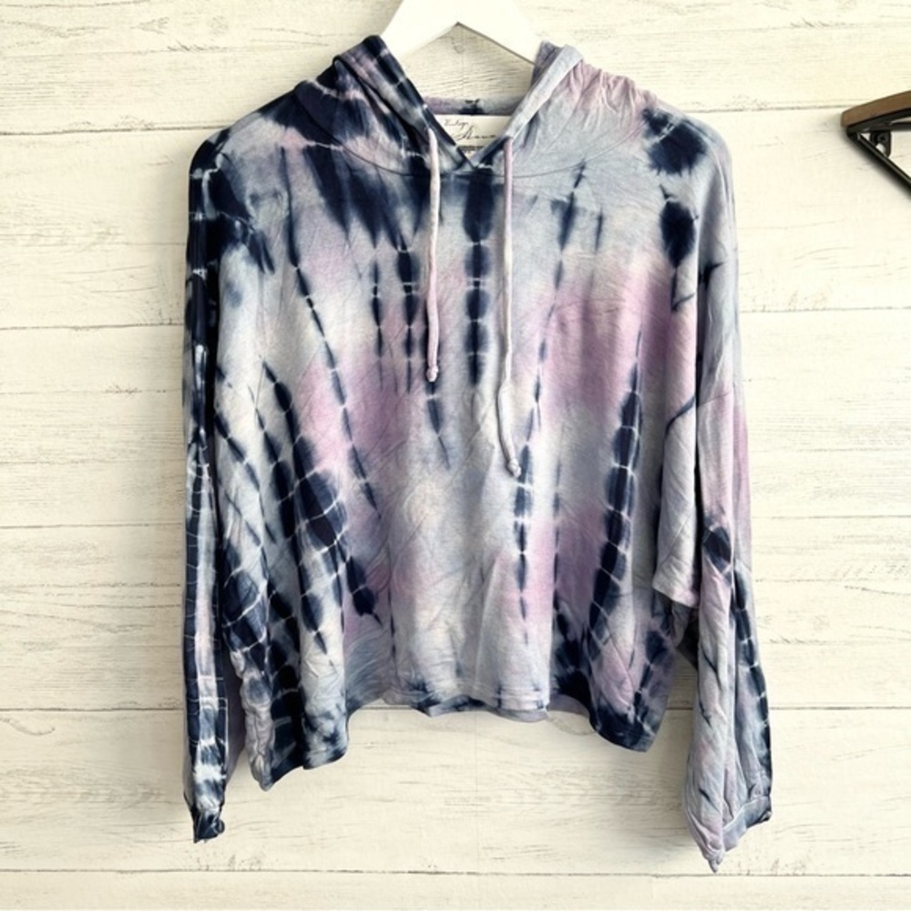 Vintage Havana Tie Dye Cropped Hoodie Size Small NWT
